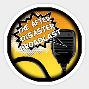 The After Disaster Broadcast Original Logo Sticker